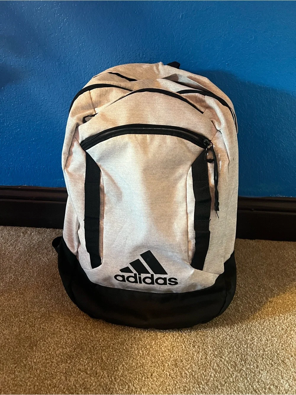 adidas Gray and Black Everyday Backpack